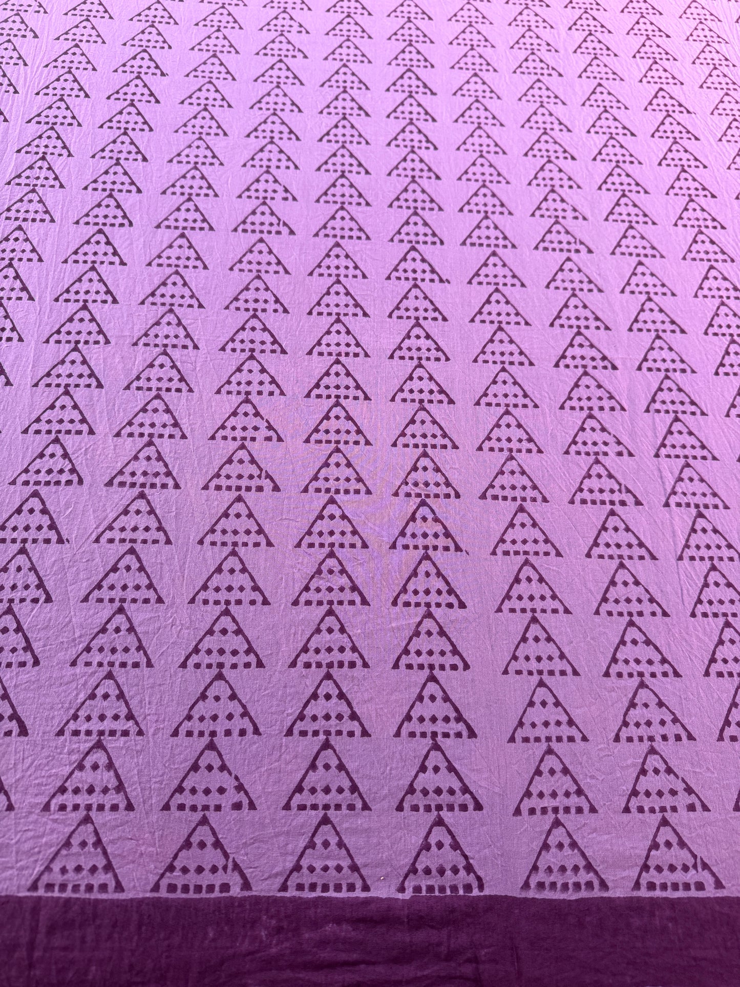 Handblock printed Cotton saree