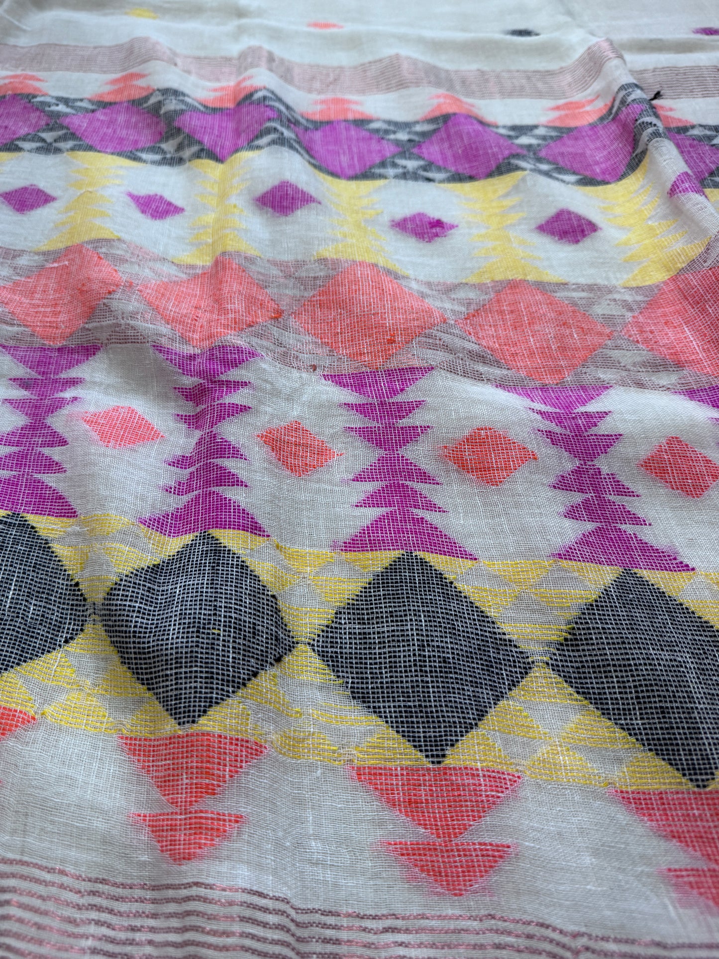 Handwoven Linen Jamdani