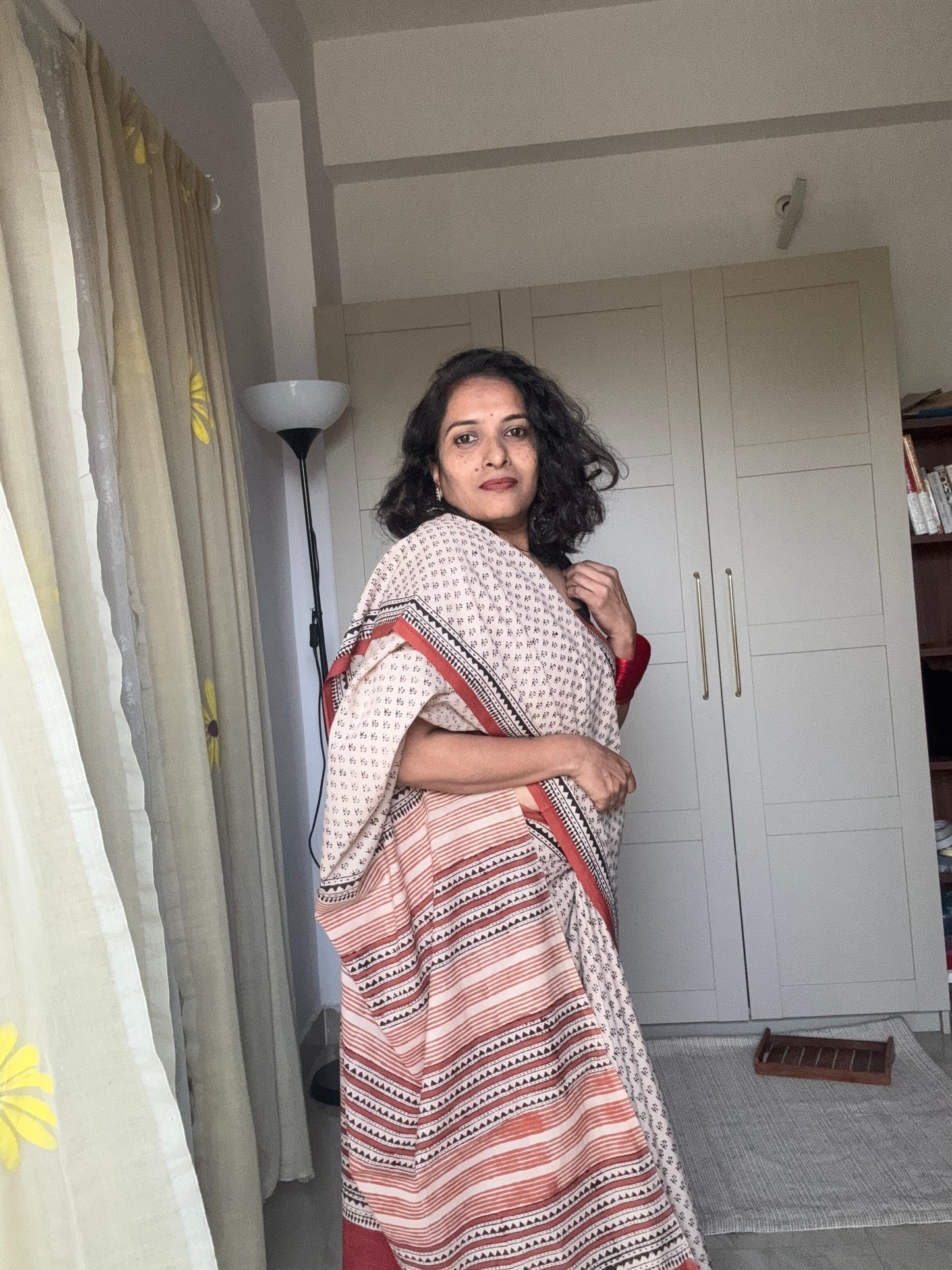 Cotton saris