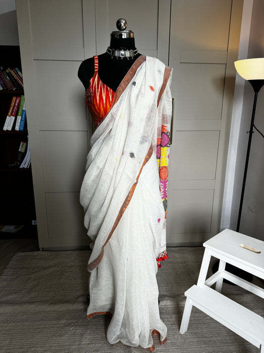 Handwoven Linen Jamdani